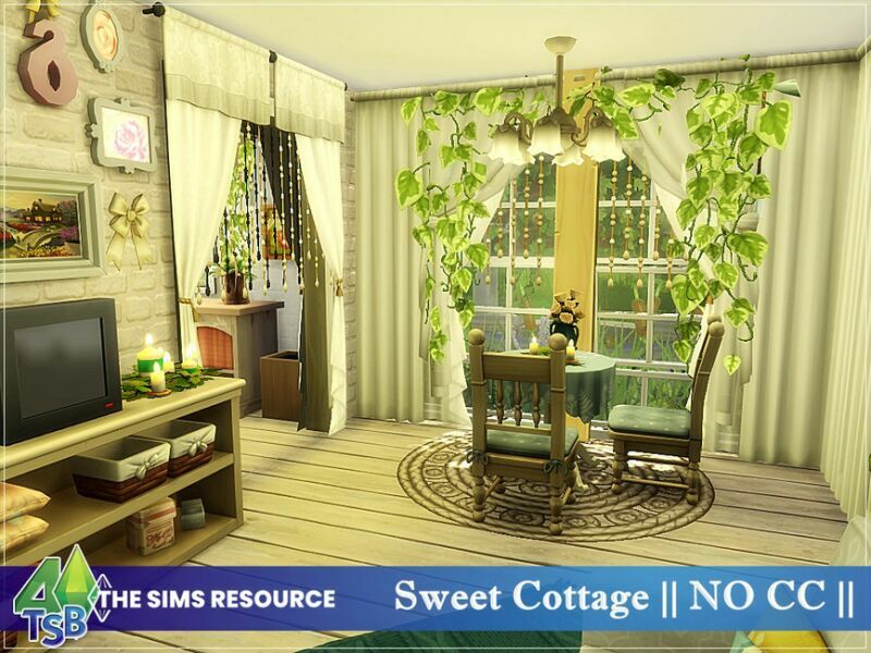 sims 4 cc sweet cottage no cc by bozena 5