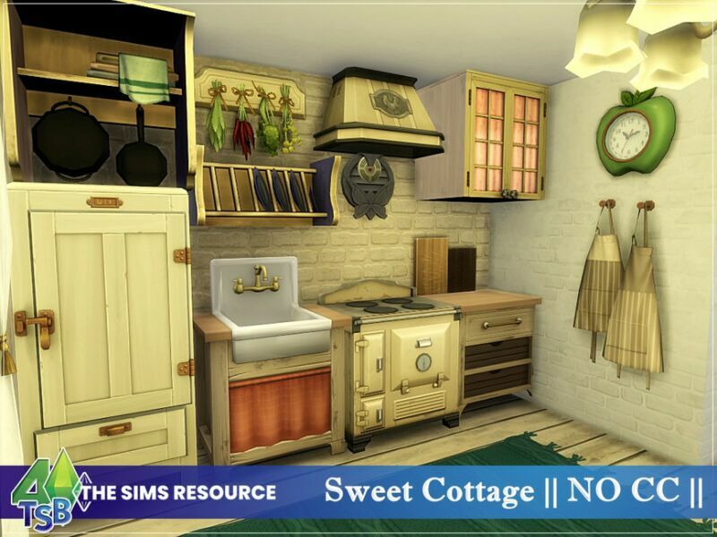 sims 4 cc sweet cottage no cc by bozena 6