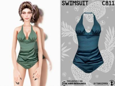 Swimsuit C811 By Turksimmer Sims 4 CC