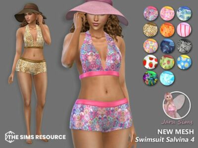 Swimsuit Salvina 4 Sims 4 CC