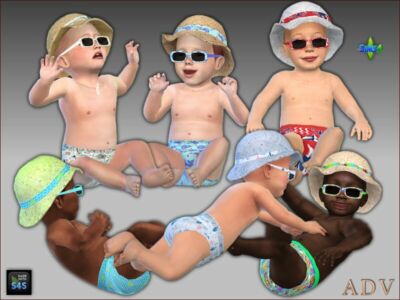 Swimwear For Infant Boys Sims 4 CC