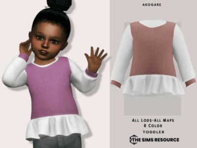 T-Top NO.22 By _Akogare_ Sims 4 CC