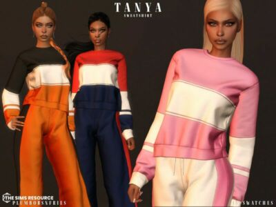 Tanya Sweatshirt Sims 4 CC