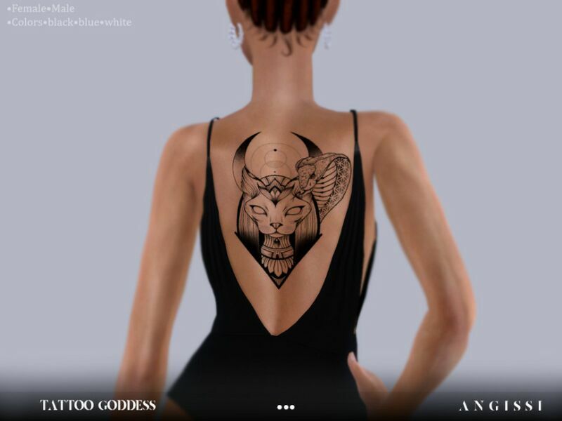 Tattoo-Goddess By Angissi Sims 4 CC