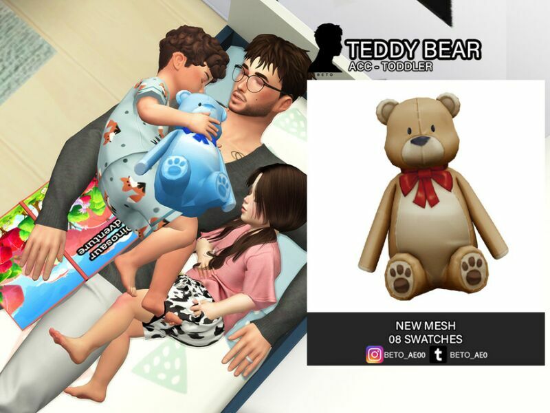 Teddy Bear (ACC) Sims 4 CC Download