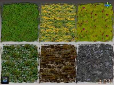 Terrain Paints Swamp Sims 4 CC