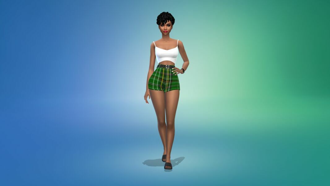 sims 4 cc the debonair diva shorts set outfit by vtk 7