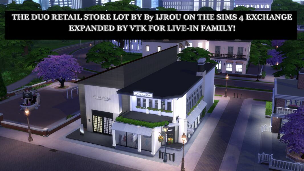 The DUO Retail Store Sims 4 CC