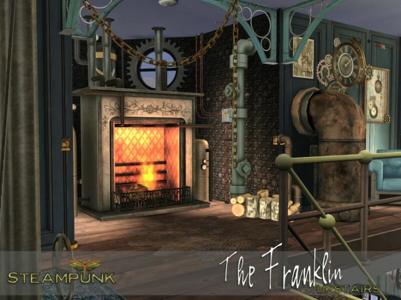 The Franklin – Upstairs By Fredbrenny Sims 4 CC