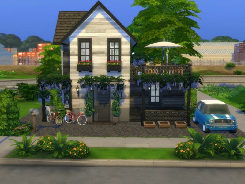 The Little Cottage NO CC By SGK45 Sims 4 CC