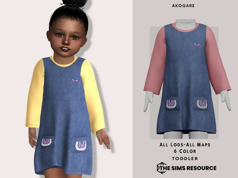 ‘THE / T-Nomi Dress’ Sims 4 CC