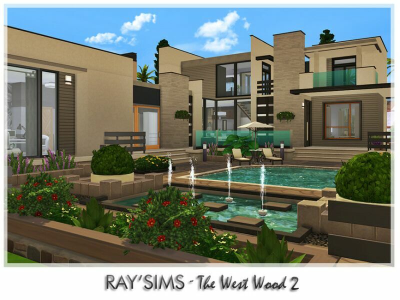 The West Wood 2 Sims 4 CC