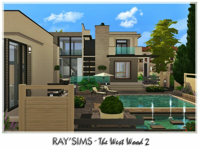 sims 4 cc the west wood 2 2