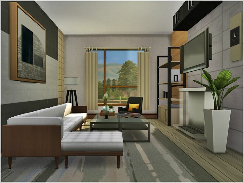 sims 4 cc the west wood 2 4