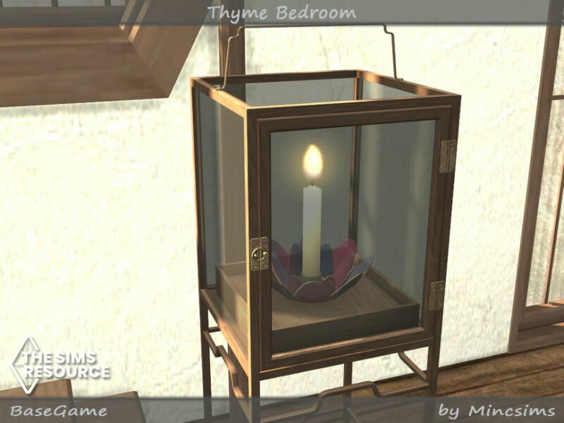 sims 4 cc thyme bedroom by mincsims 3