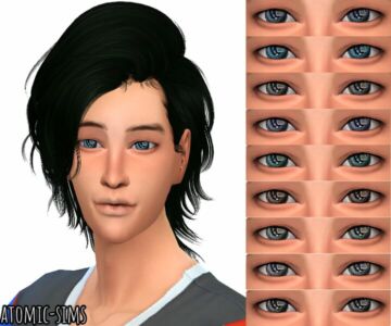 Tifa Eyes NO.11 Conversion By Atomic-Sims Sims 4 CC