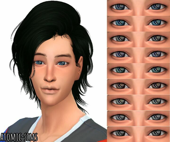 Tifa Eyes NO.11 Conversion By Atomic-Sims Sims 4 CC