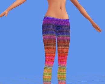 Tights Abstract Colors By Rubicitaaya Sims 4 CC