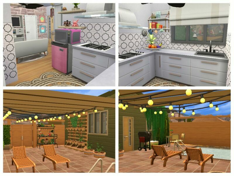 sims 4 cc tiny green house 5