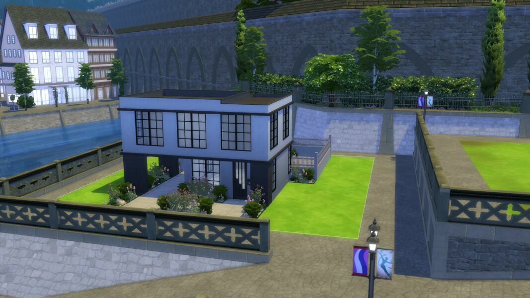 sims 4 cc tiny rose loft shell 2