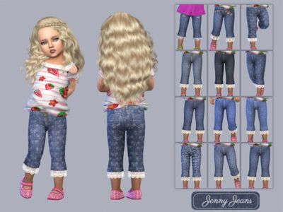 Toddler Jenny Jeans By Giulietta Sims 4 CC