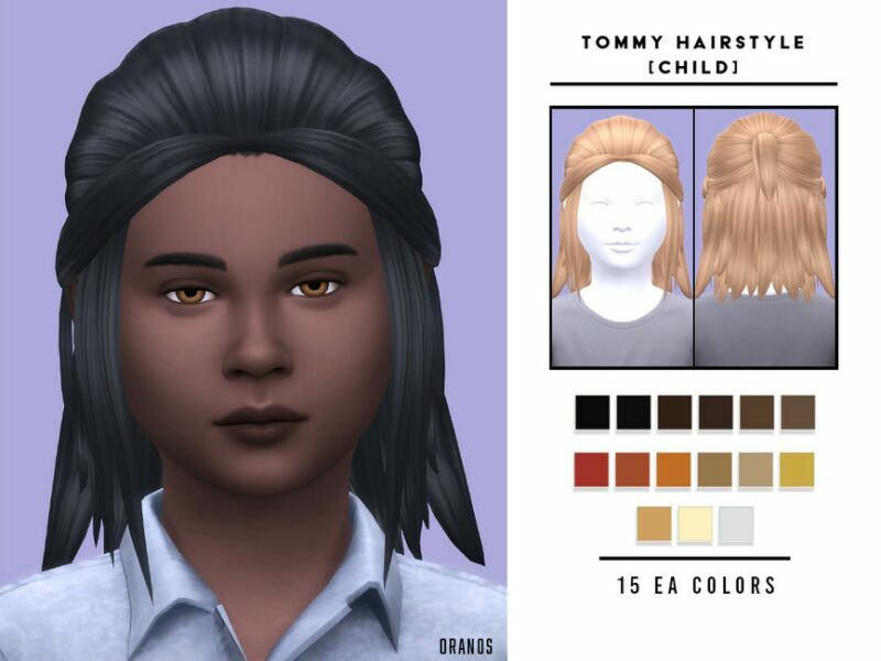 Tommy Hairstyle [Child] By Oranostr Sims 4 CC