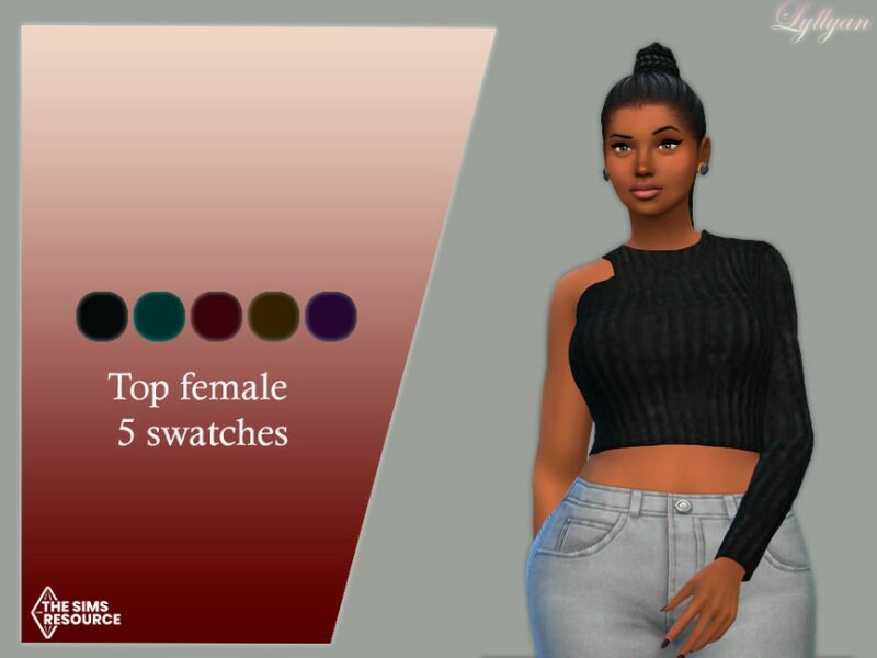 TOP Female Raica ONE By Lyllyan Sims 4 CC