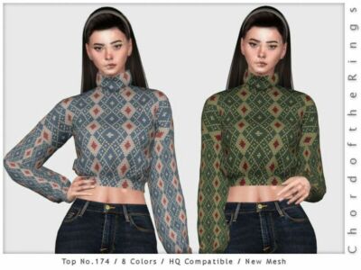 TOP NO.174 By Chordoftherings Sims 4 CC