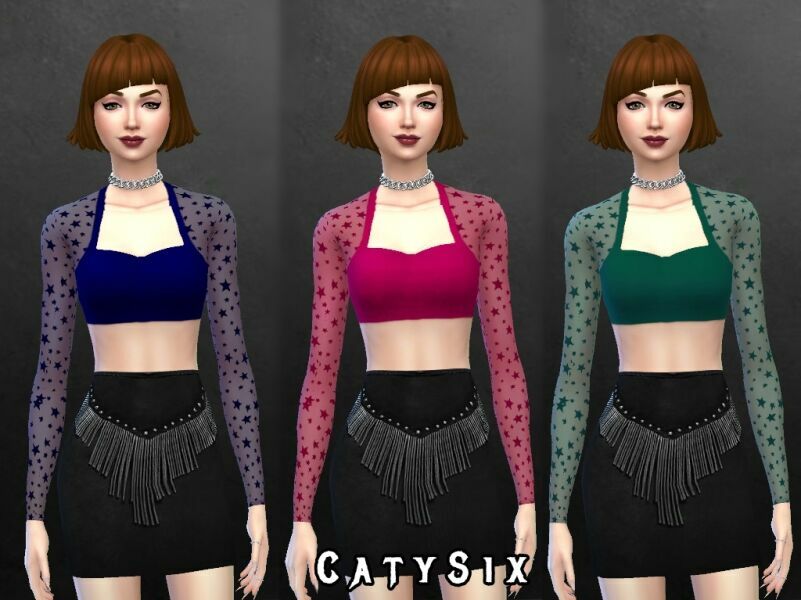 sims 4 cc top star by catysix 2