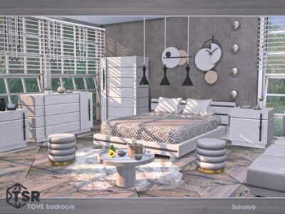 Tove Bedroom By Soloriya Sims 4 CC