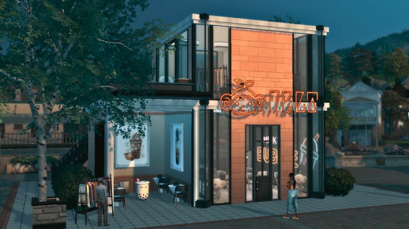 Trendy Boba Build🧋 By Prettyvalidgames Sims 4 CC