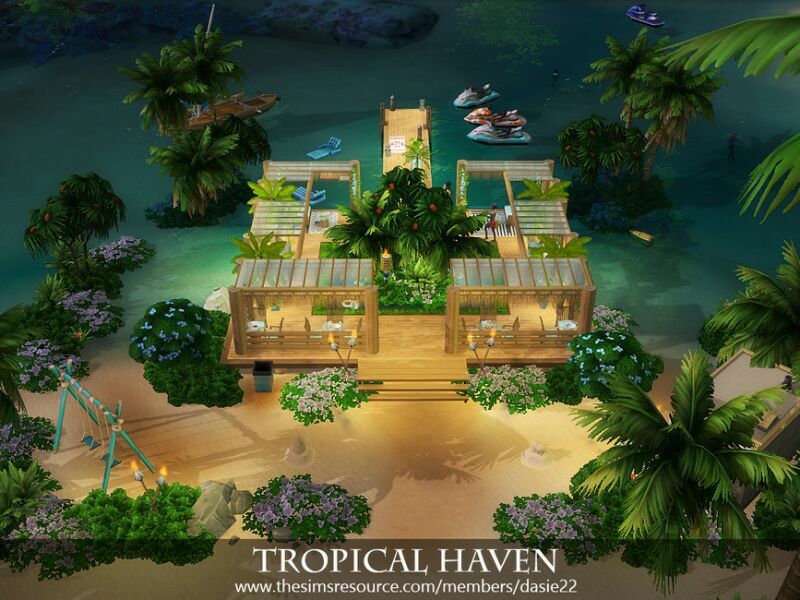 sims 4 cc tropical haven by dasie2 7