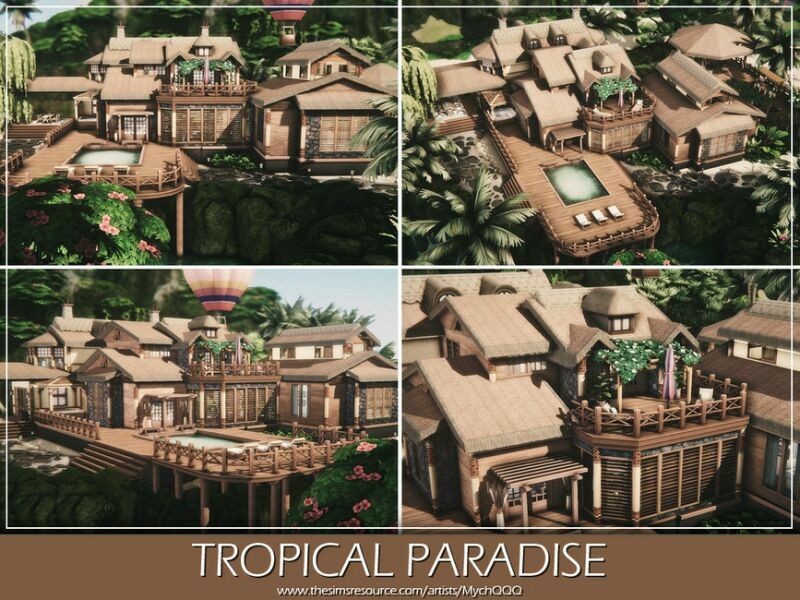 sims 4 cc tropical paradise by mychqqq 2