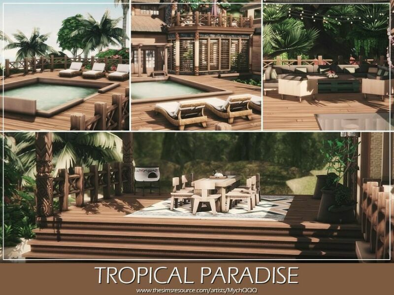 sims 4 cc tropical paradise by mychqqq 3