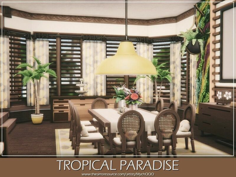 sims 4 cc tropical paradise by mychqqq 7