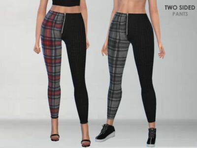 TWO Sided Pants By Puresim Sims 4 CC