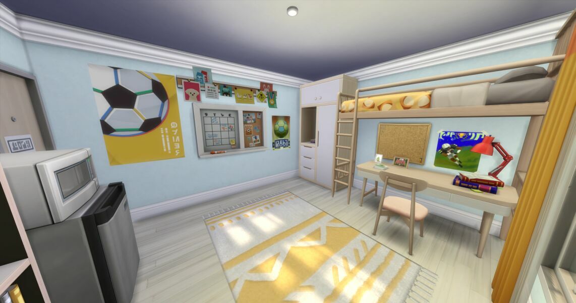 sims 4 cc uni roomie house no cc by imaliyahteapot 11