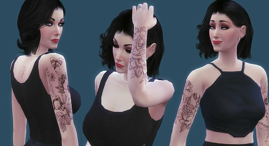 sims 4 cc unisex tattoo set 1 by geekygamingstuff 2