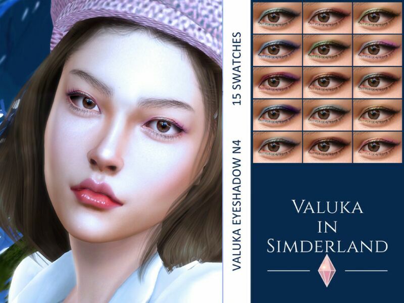 Valuka – Eyeshadow N4 By Valuka Sims 4 CC