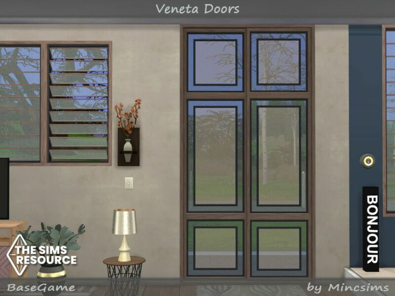 Veneta Doors By Mincsims Sims 4 CC