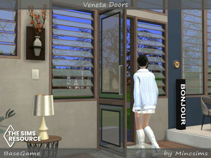 sims 4 cc veneta doors by mincsims 4