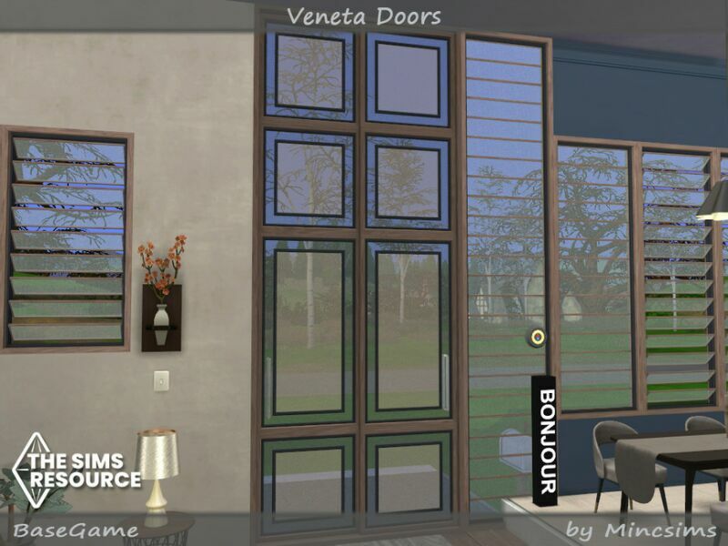 sims 4 cc veneta doors by mincsims 5