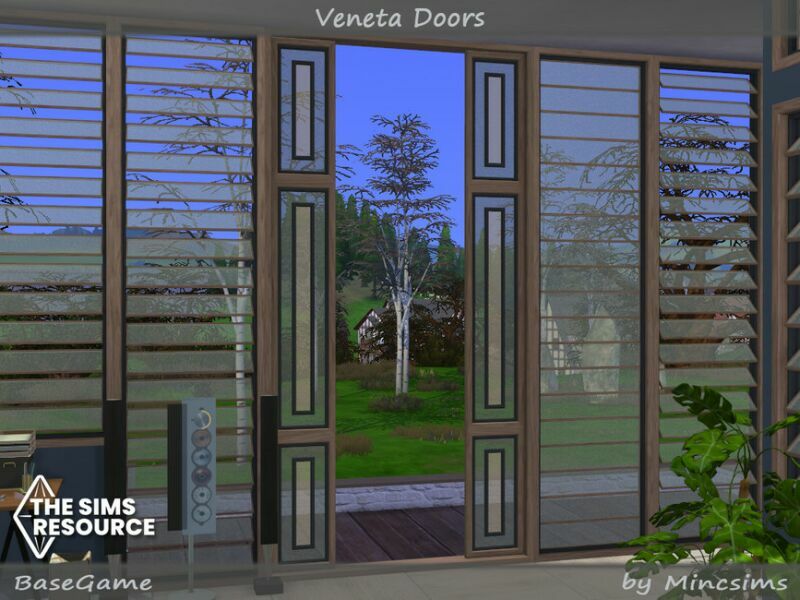 sims 4 cc veneta doors by mincsims 6