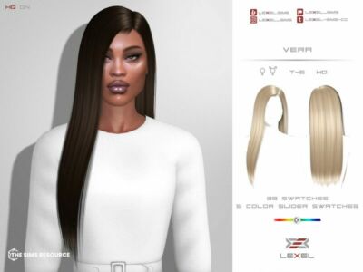 Vera (Hairstyle) Sims 4 CC