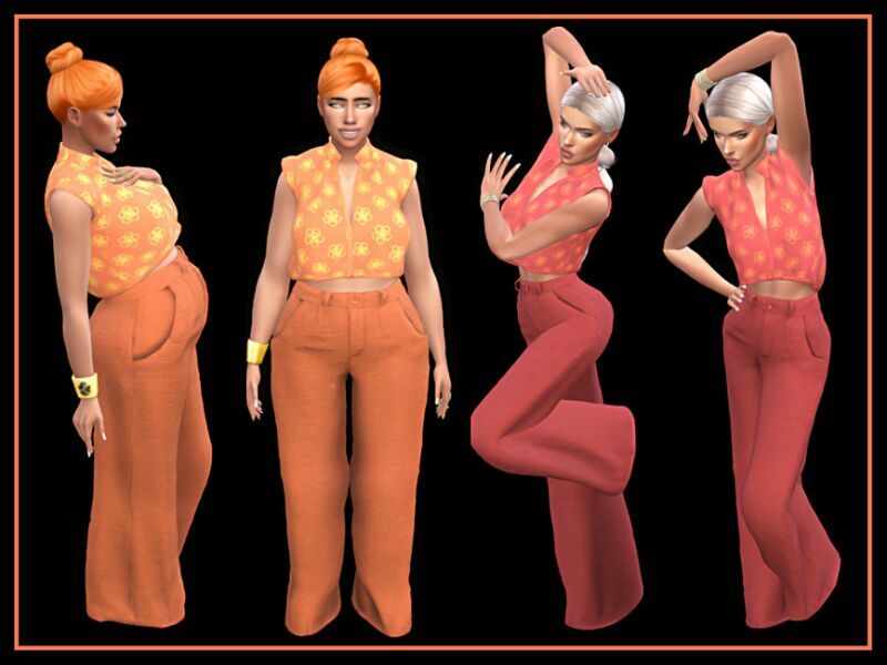 sims 4 cc very long wide leg trousers by nadiafabulousflow 2