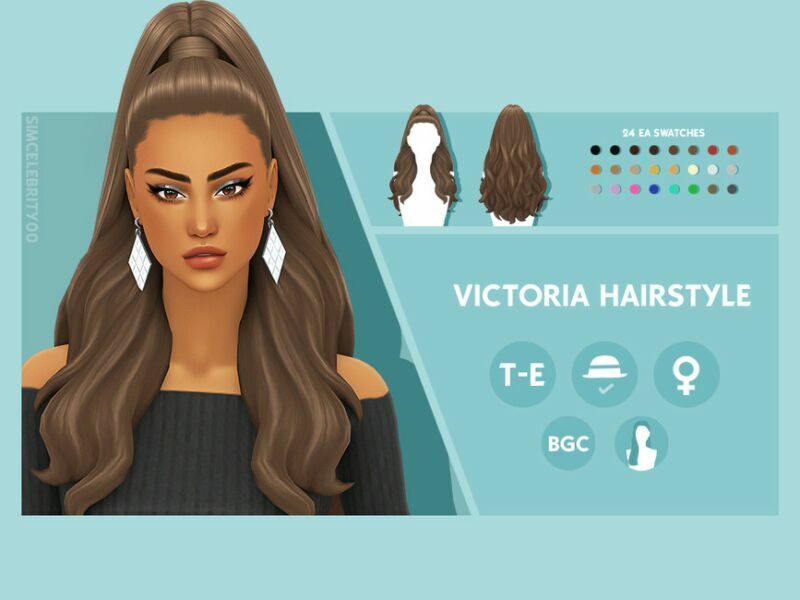 sims 4 cc victoria hairstyle by simcelebrity00 2