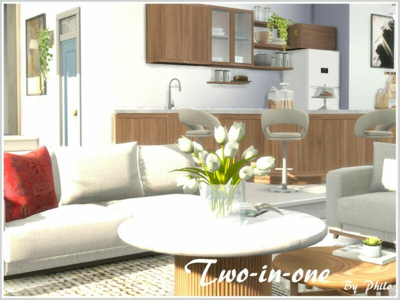 Villa D’Alt Two-In-One By Philo Sims 4 CC