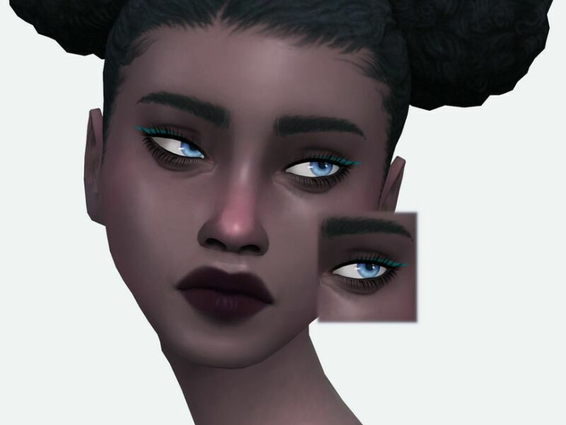 Viridian Eyeliner By Sagittariah Sims 4 CC