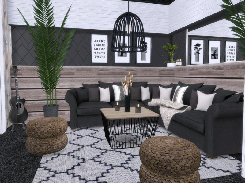 sims 4 cc vita livingroom by suzz86 2