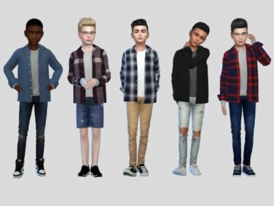 Vitali Shirt Boys By Mclaynesims Sims 4 CC